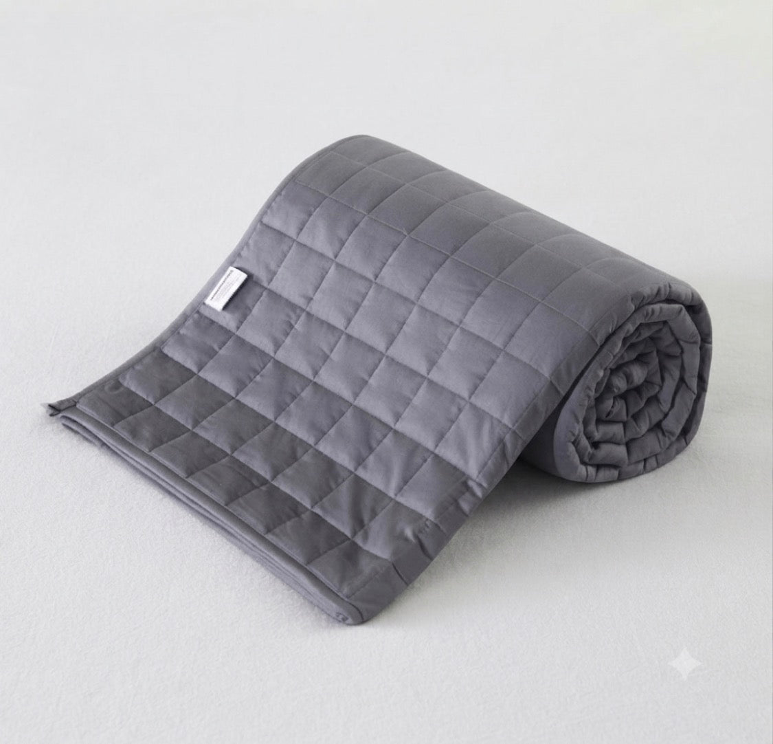 Cotton Weighted Blanket Full-Size Gravity Blanket