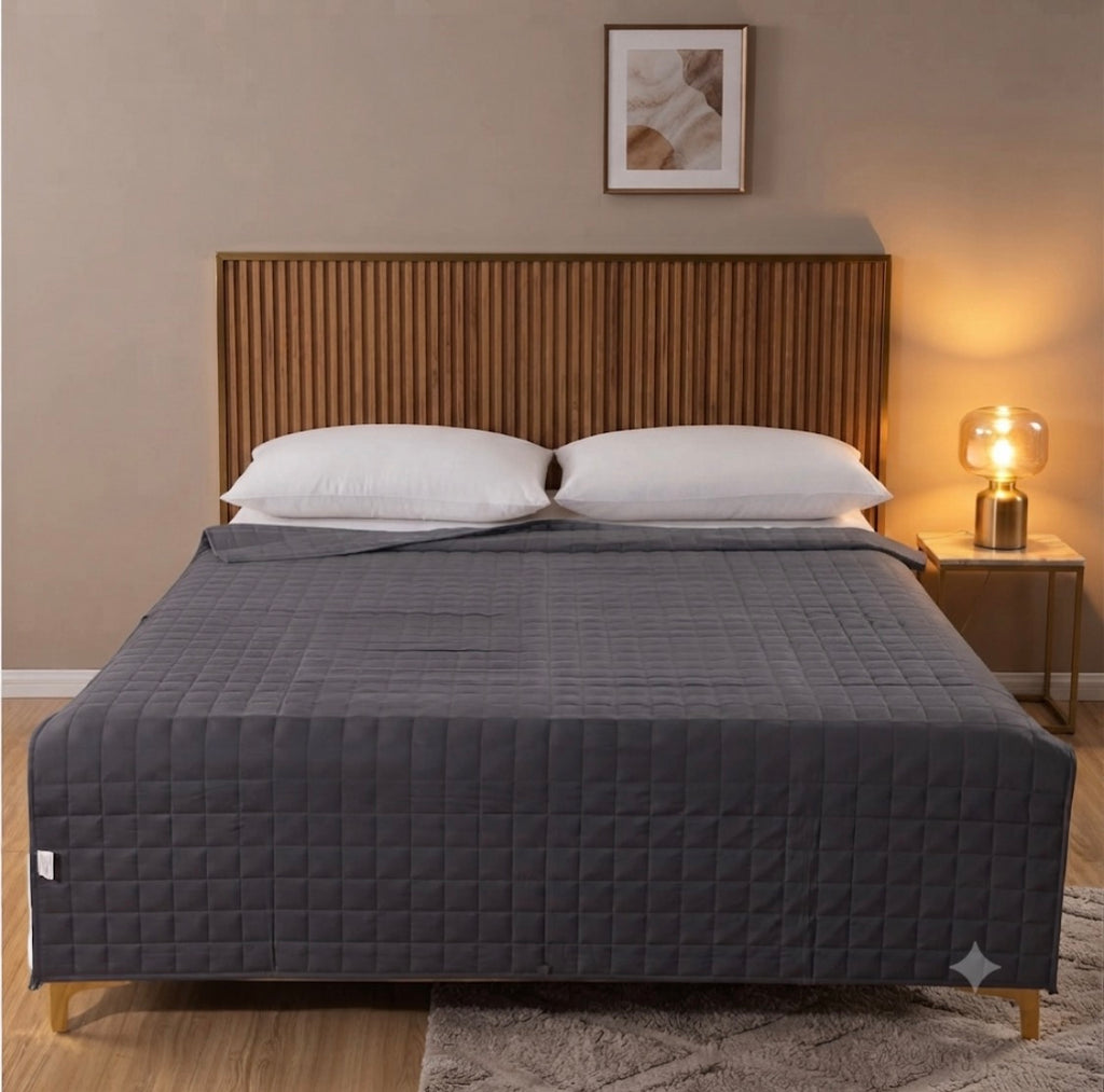 Cotton Weighted Blanket Full-Size Gravity Blanket